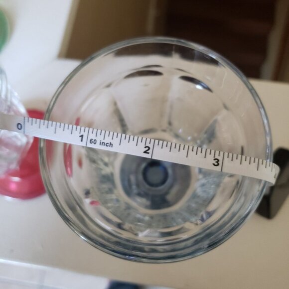 Glassware dessert ice cream set of 4 colorful base mug - Picture 4 of 16